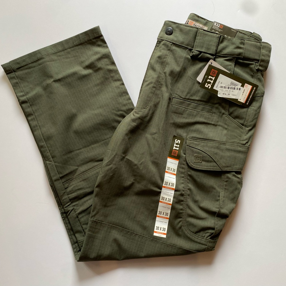 NWT Men’s 30x30 5.11 Stryke Pant in Ranger Green